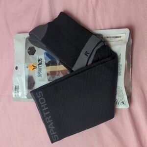 Sparthos One Pair Black Compression Socks size L-XL